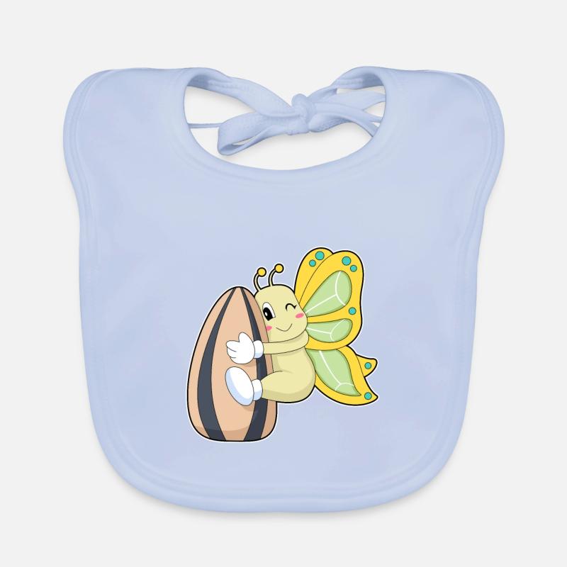 Graines de papillon Bavoir bio Bébé