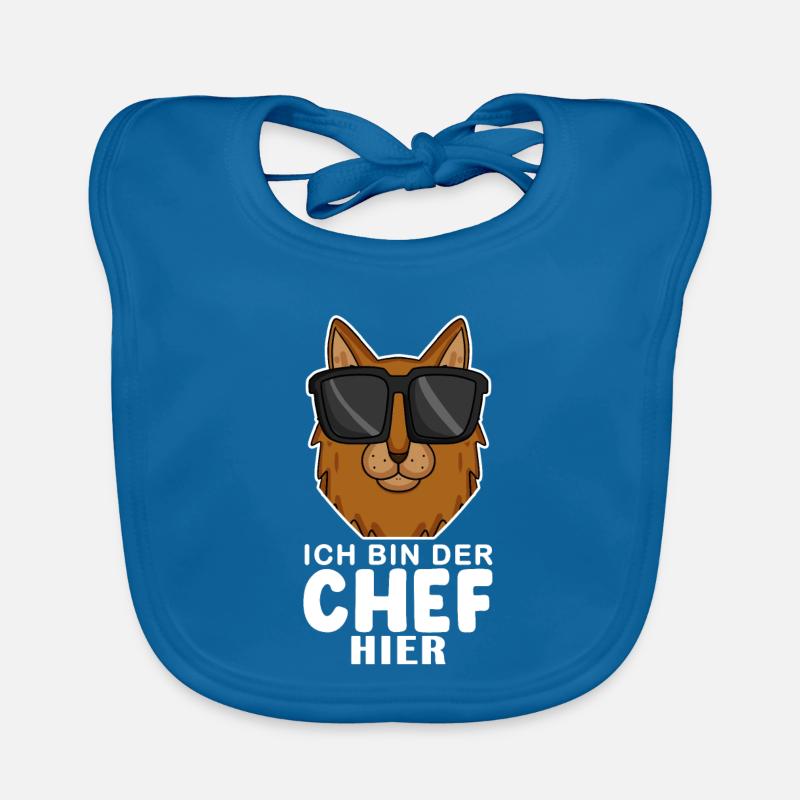 coole Katze - Somali Katze Spruch Baby Bio-Lätzchen