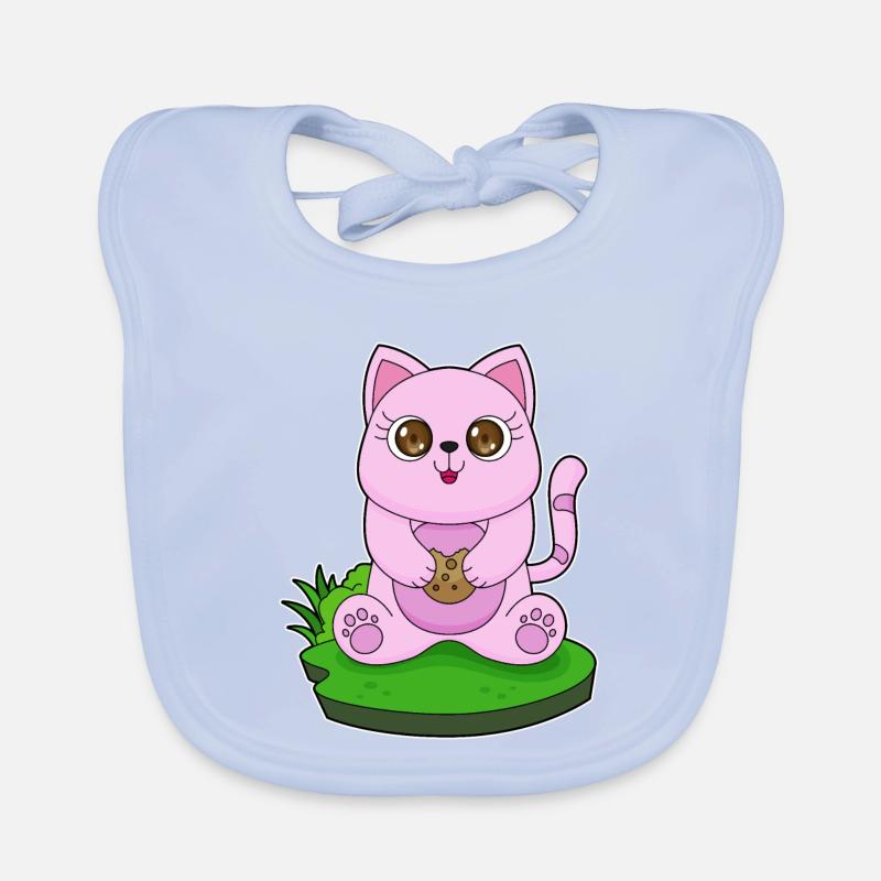 Cat Cookie Organic Baby Bibs