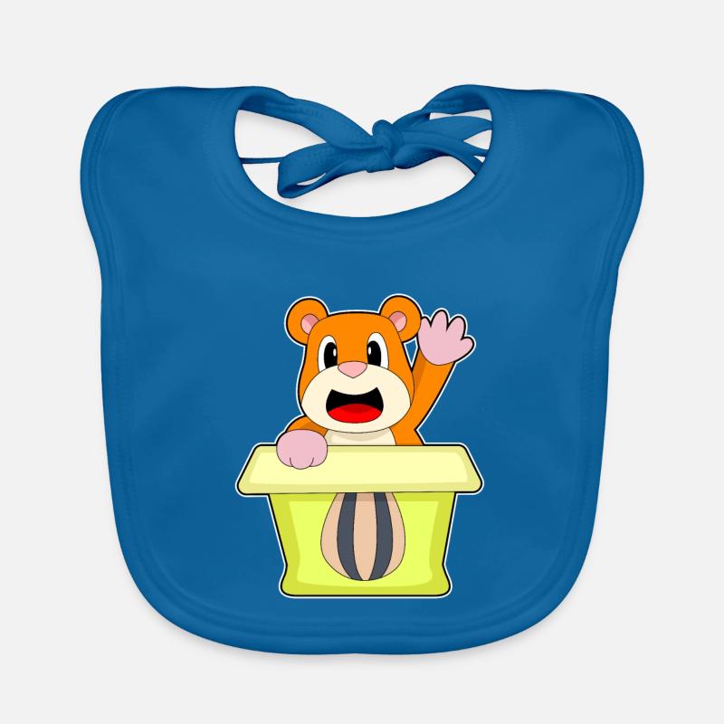 Hamster Karton Baby Bio-Lätzchen