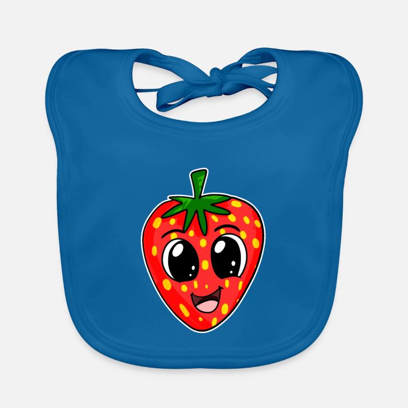 Erdbeere Erdbeeren Baby Bio-Lätzchen