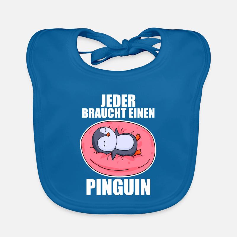 Pinguin Pinguine Baby Bio-Lätzchen