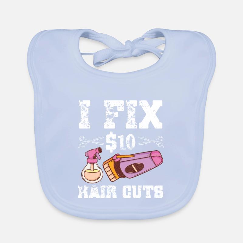 Barbier Coiffeur Coiffeur Coiffeur Barbier Bavoir bio Bébé