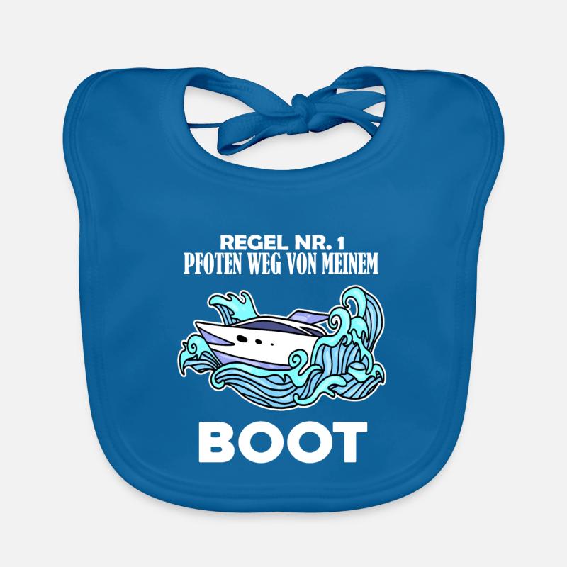 Boote Motorboot Baby Bio-Lätzchen