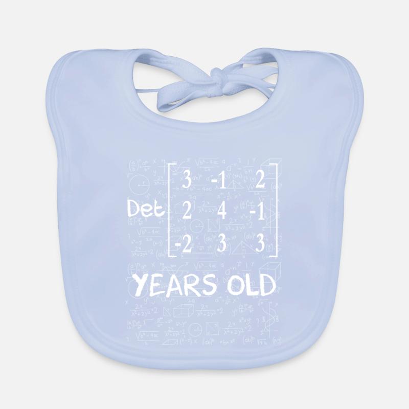 77. Geburtstag 77 Jahre Matrixdeterminante Baby Bio-Lätzchen