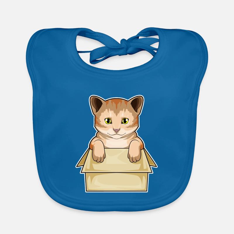 Katze Karton Baby Bio-Lätzchen