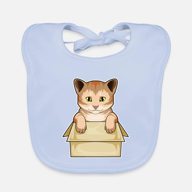 Katze Karton Baby Bio-Lätzchen