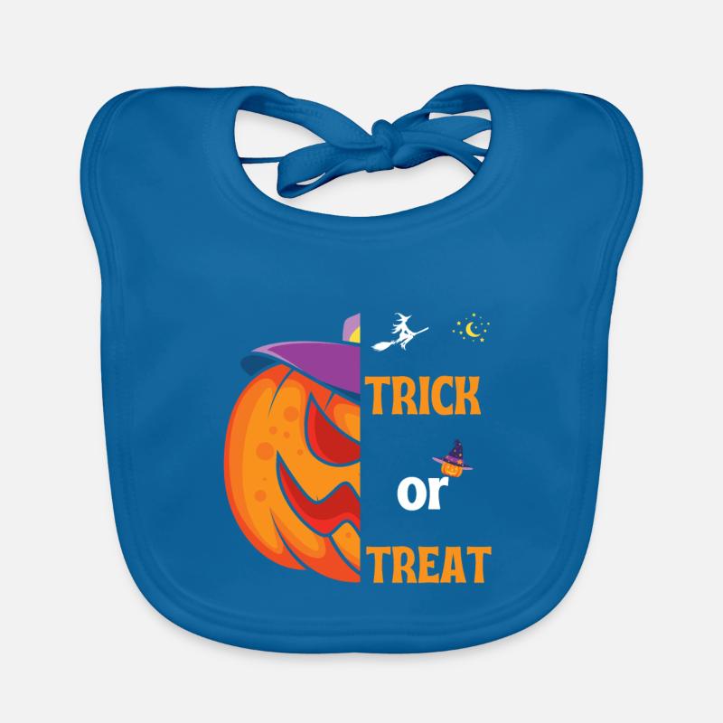 Halloween-Geschenk "Süßes oder Saures" Baby Bio-Lätzchen