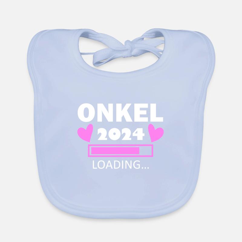Onkel 2024 - Onkel werden - Onkel loading 2024 Baby Bio-Lätzchen