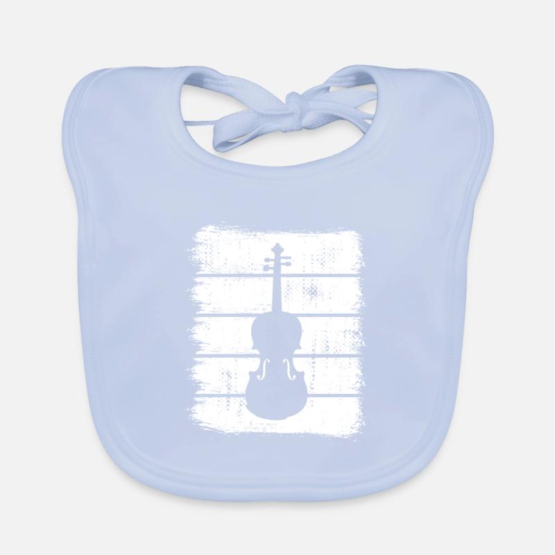 Violine Baby Bio-Lätzchen