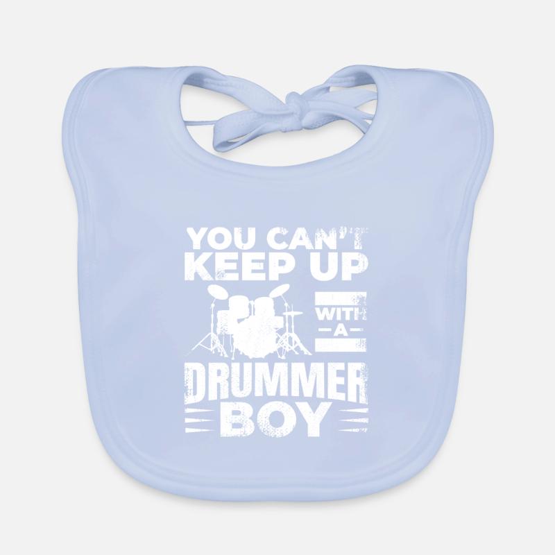 Drummer Boy Organic Baby Bibs