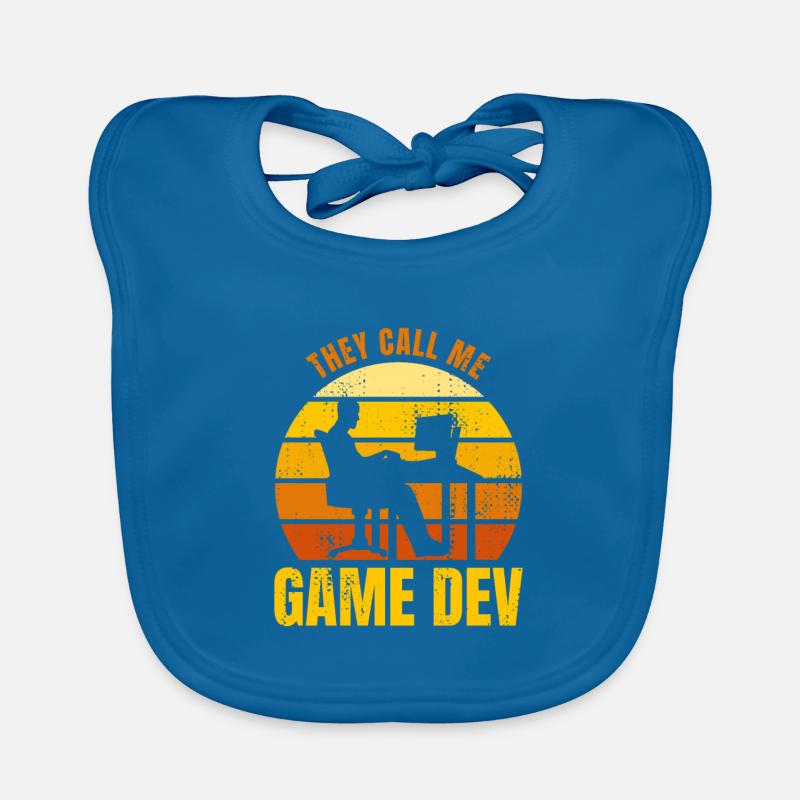 Video Games Developer Organic Baby Bibs