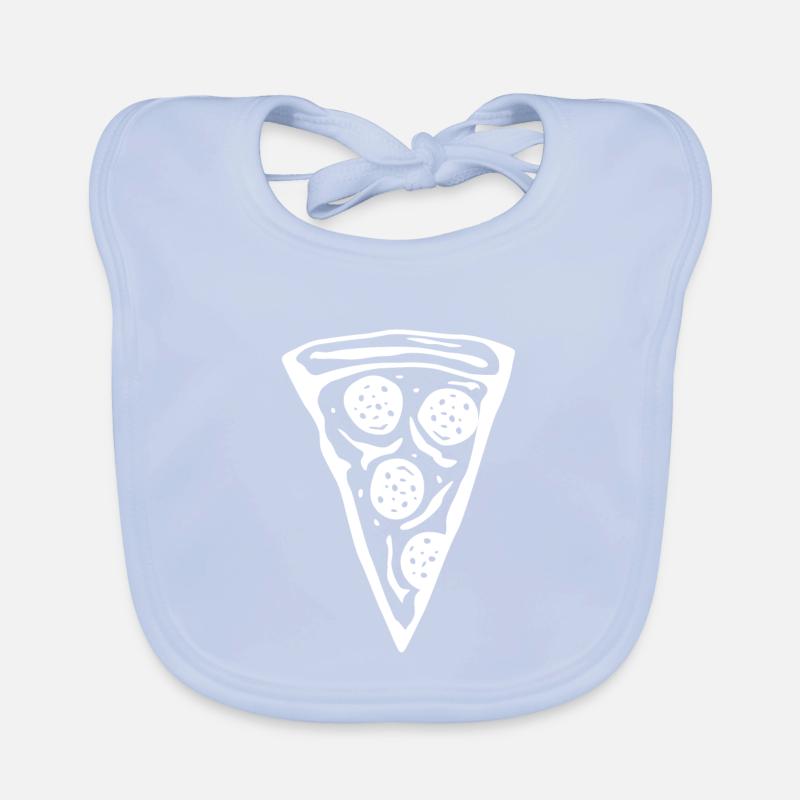 Tranche de pizza Bavoir bio Bébé