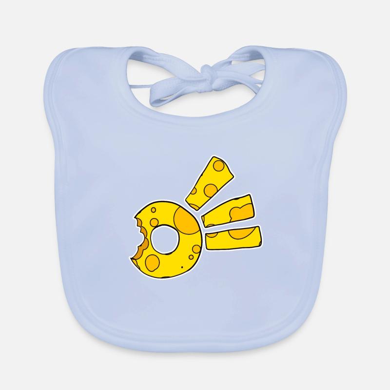Symbole de la comète du fromage Bavoir bio Bébé