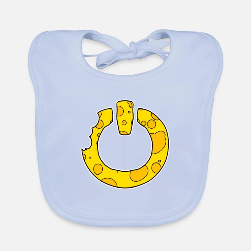 On Off Power On Organic Baby Bibs
