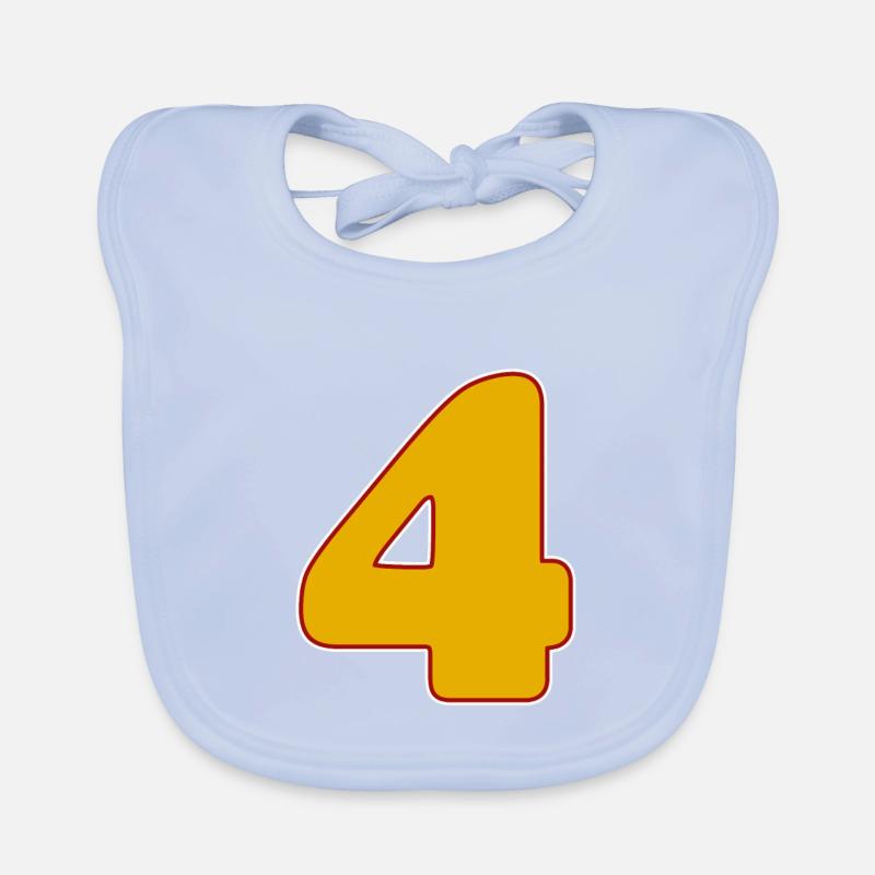 4 - Vier Baby Bio-Lätzchen