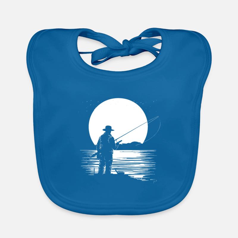 Graphiques de pêche Bavoir bio Bébé