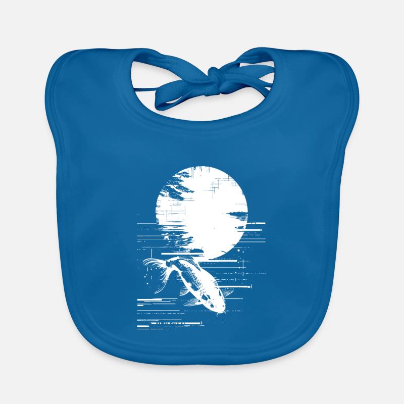 Dessin de pêche Bavoir bio Bébé