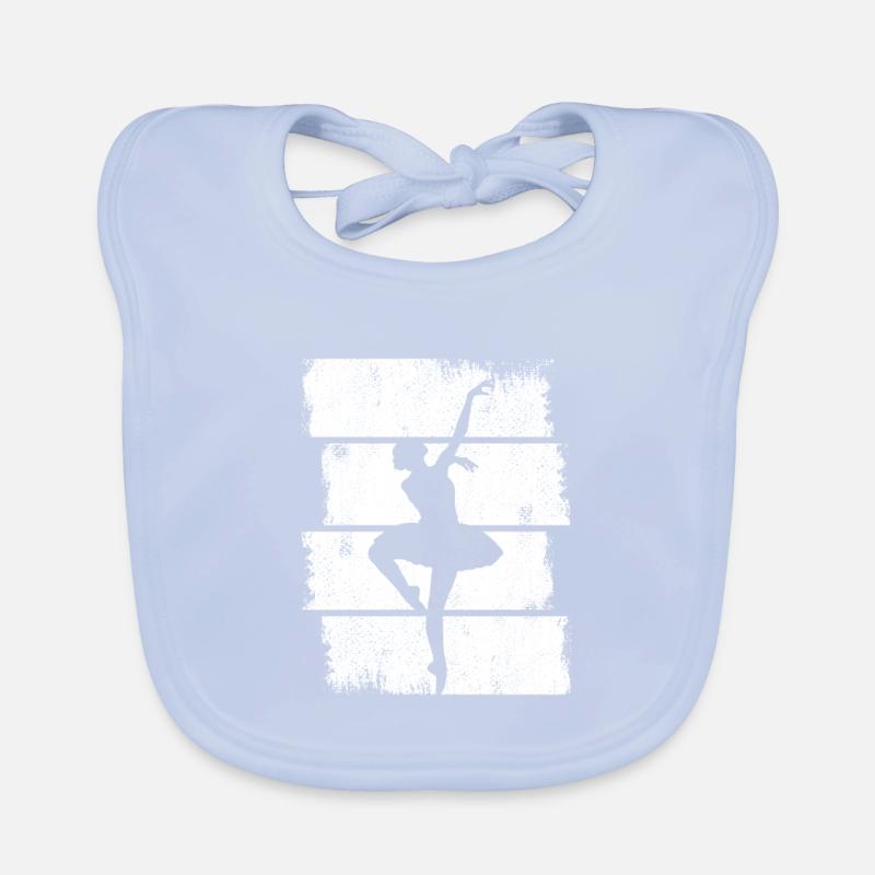Dessin de danseuse de ballet Bavoir bio Bébé