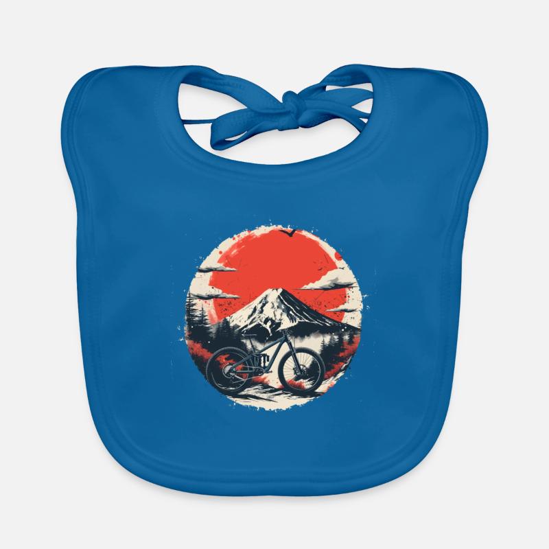 Mountain bikers Organic Baby Bibs