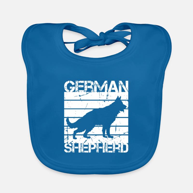 German Shepherd Organic Baby Bibs