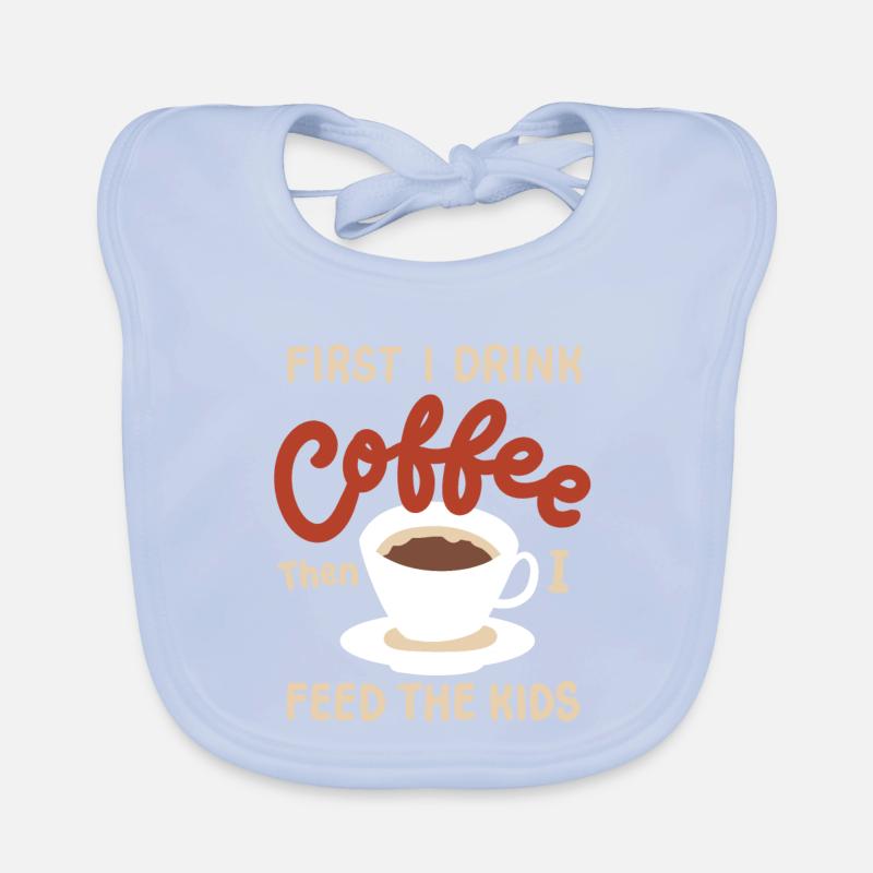 Mittagessen Dame Kaffee Baby Bio-Lätzchen