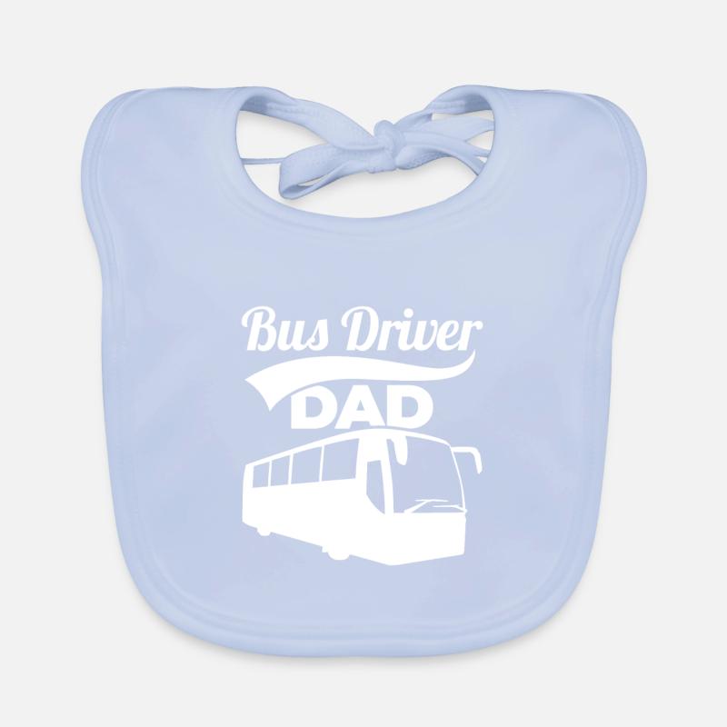 Bus Driver Dad Baby Bio-Lätzchen