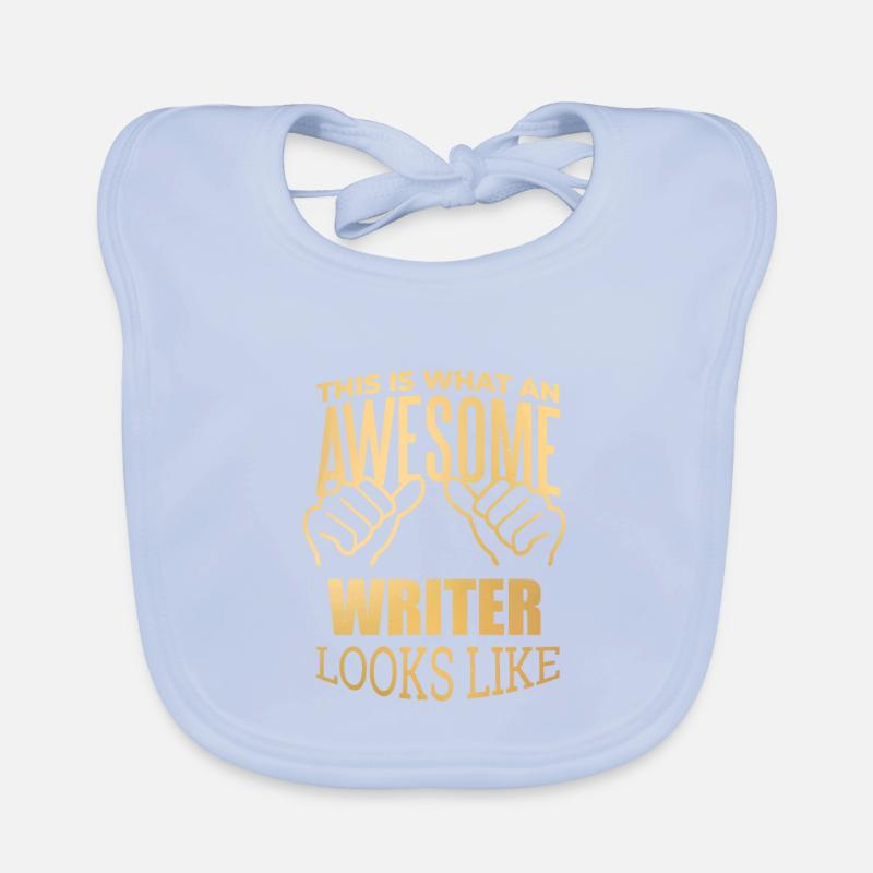 Écriture Écriture Écriture Bavoir bio Bébé