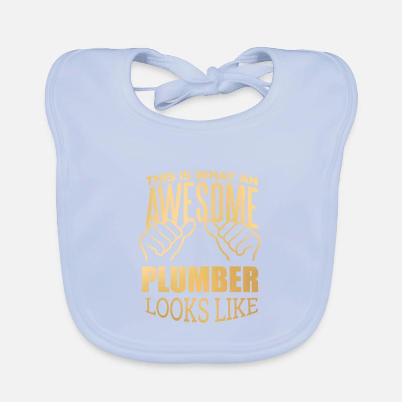 Plumber Organic Baby Bibs