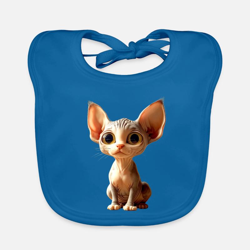 Chat Sphynx Chat Sphynx Chat Canadien Mignon Sphinx Bavoir bio Bébé