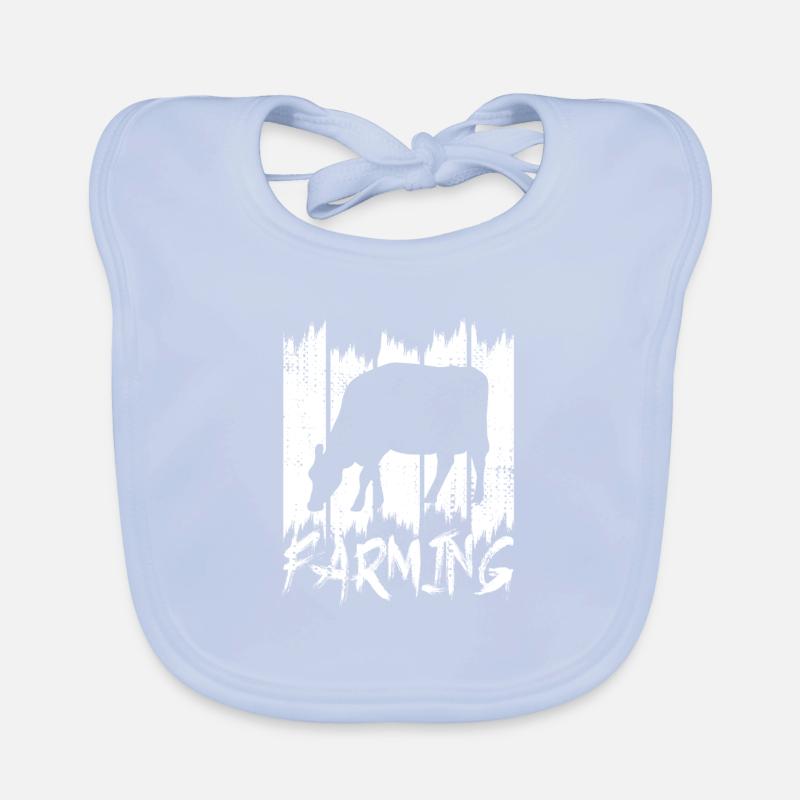 Cattle farmer Organic Baby Bibs