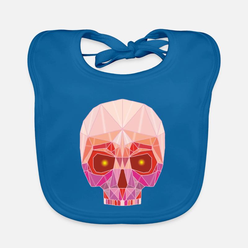 Ruby Skull Organic Baby Bibs