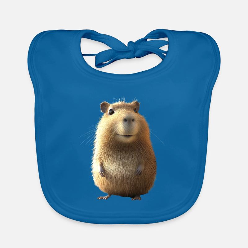 Capybara Be Capy Capybara Funny Capybara Organic Baby Bibs