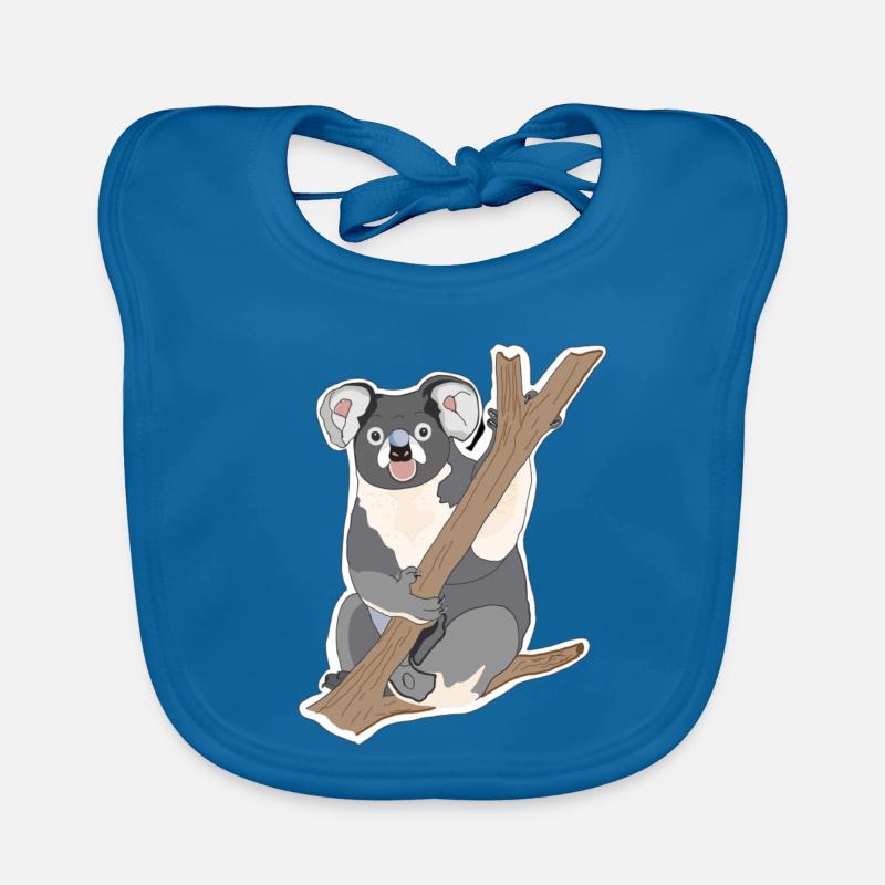 Koala Koala Ours Bavoir bio Bébé