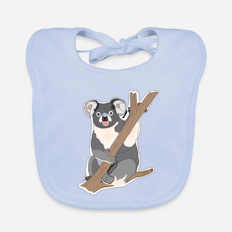 Koala Koala Ours Bavoir bio Bébé