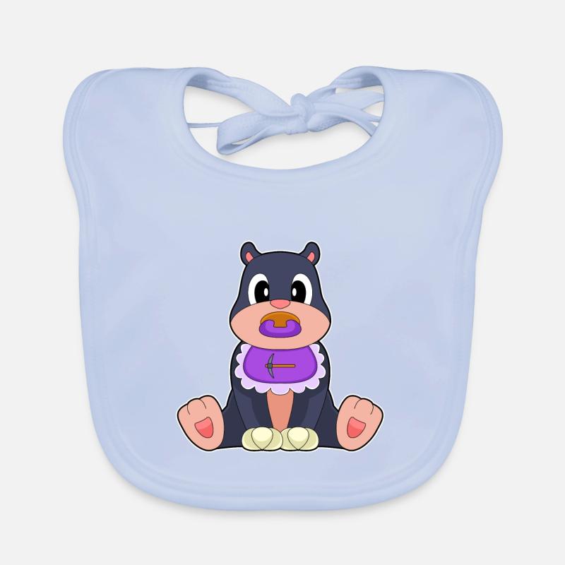 Mole Baby Bib Pacifier Organic Baby Bibs