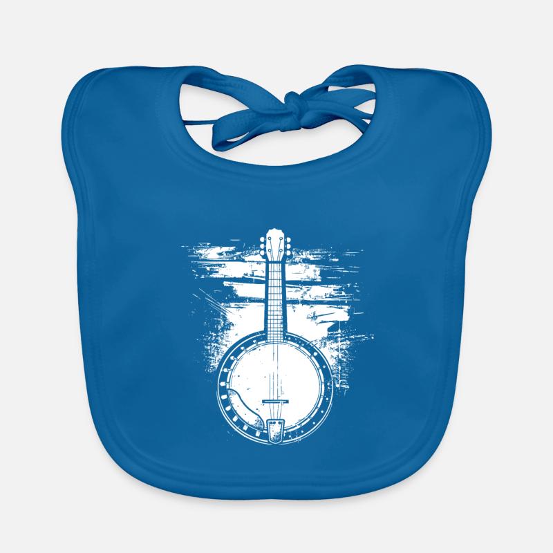 Banjo Sketch Organic Baby Bibs