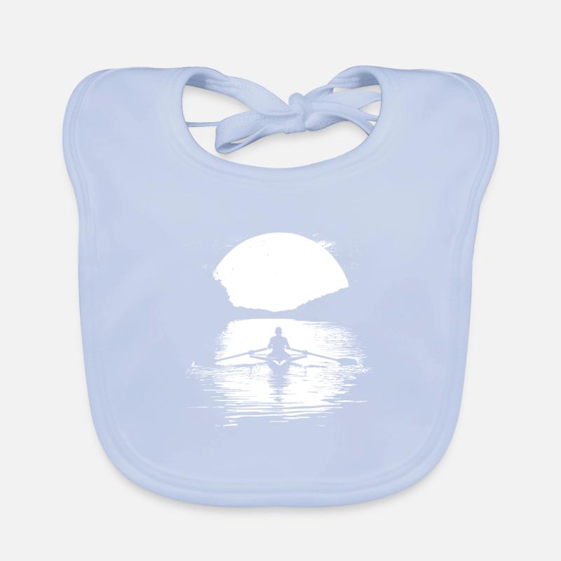 Graphismes d’aviron Bavoir bio Bébé