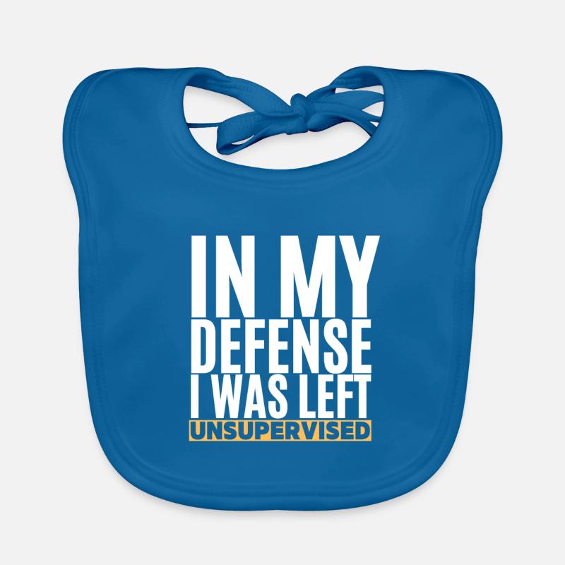I Was Left Unsupervised Organic Baby Bibs
