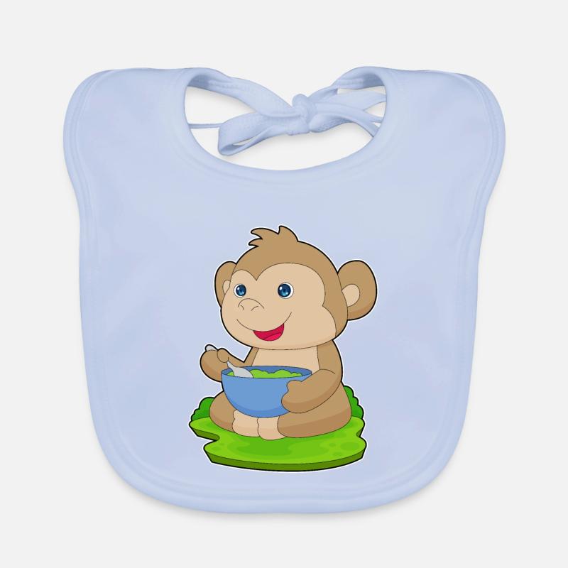 Cuisson dans un bol de cuisson pour singes Bavoir bio Bébé