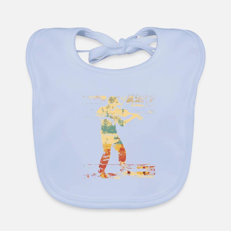 Violon Style BD Bavoir bio Bébé