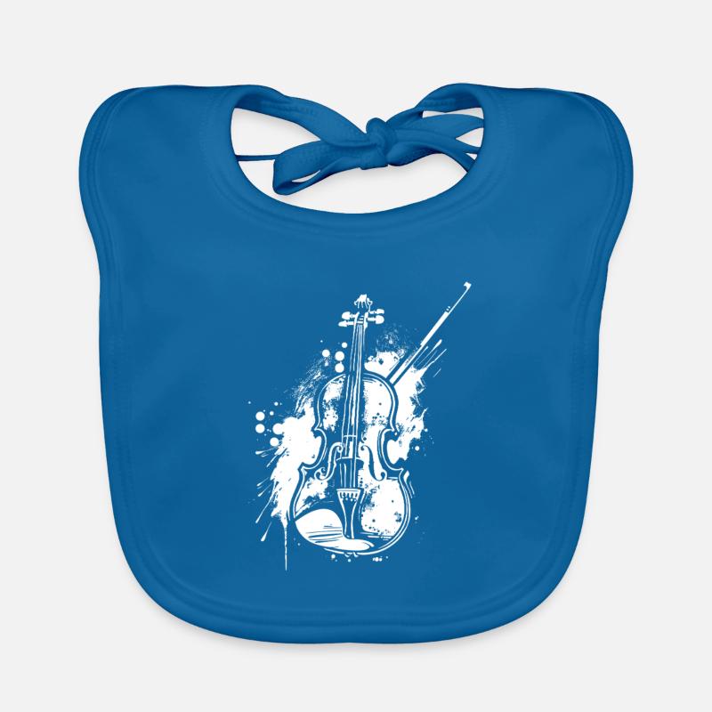 Violon drôle Bavoir bio Bébé