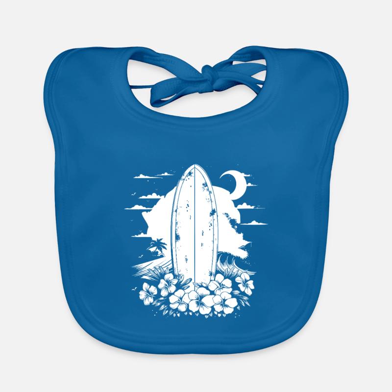 Surfbrett Baby Bio-Lätzchen