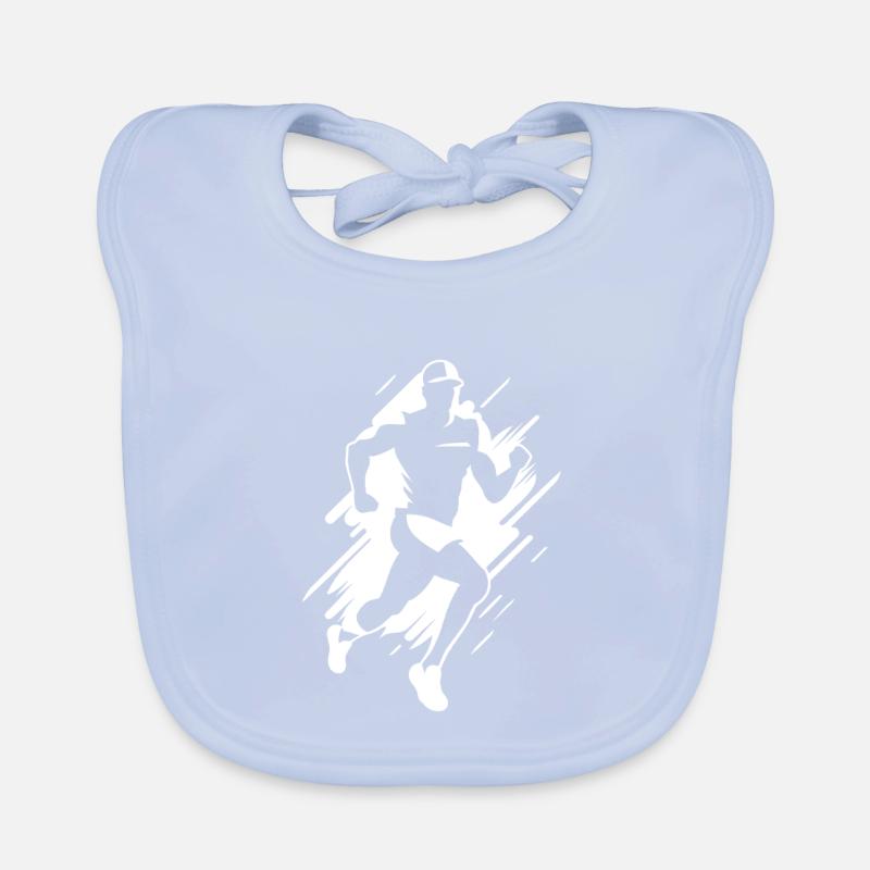 Jogger Graphic Organic Baby Bibs