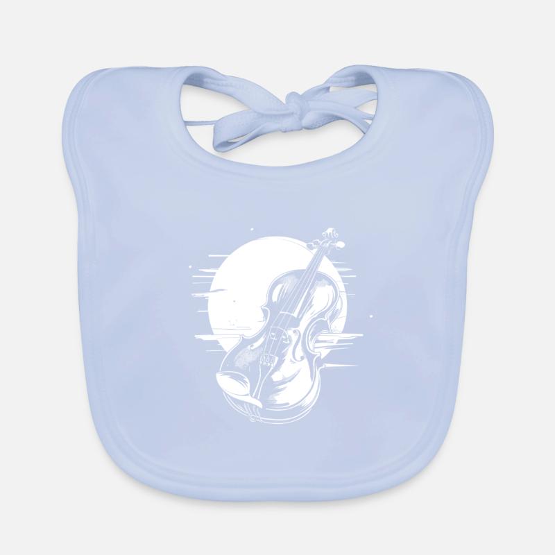 Violine Baby Bio-Lätzchen