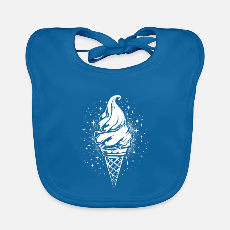 Softeis Skizze Baby Bio-Lätzchen