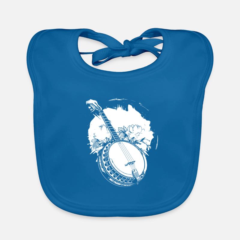 Banjo - Bavoir bio Bébé - bleu paon