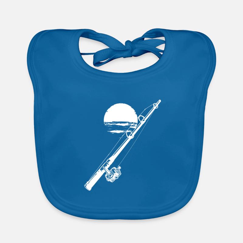 Graphique de pêche Bavoir bio Bébé
