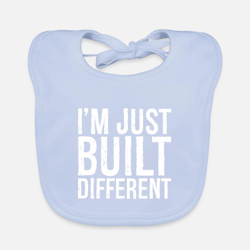 Je suis juste construit différemment Bavoir bio Bébé