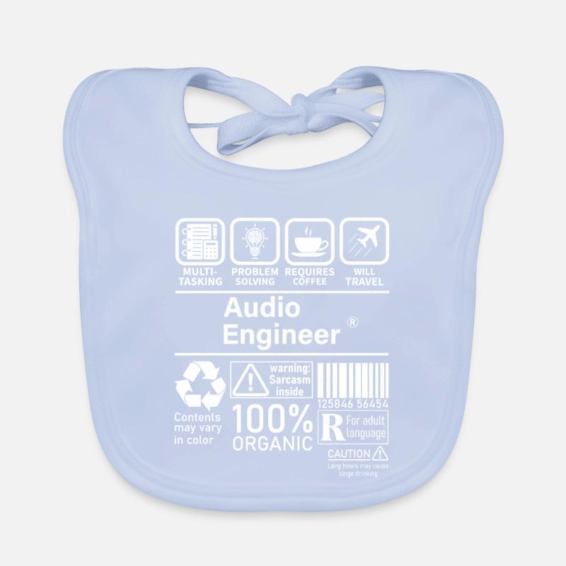 Audio Engineer multi tasking problem solving Baby Bio-Lätzchen